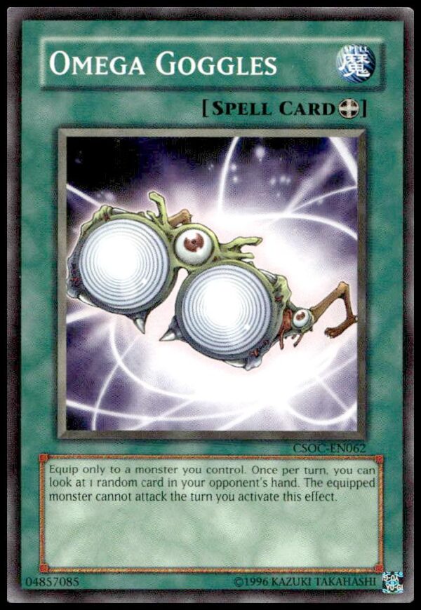 2008 Yu-Gi-Oh! Omega Goggles card, Crossroads of Chaos #CSOC-EN062.
