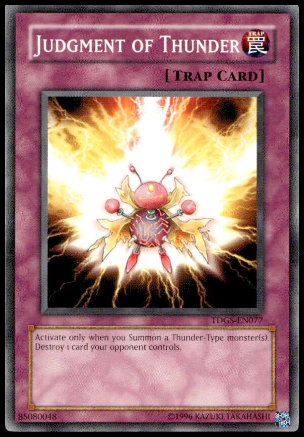 Yu-Gi-Oh! 2008 Duelist Genesis Judgment of Thunder Card TDGS-EN077 Front Image