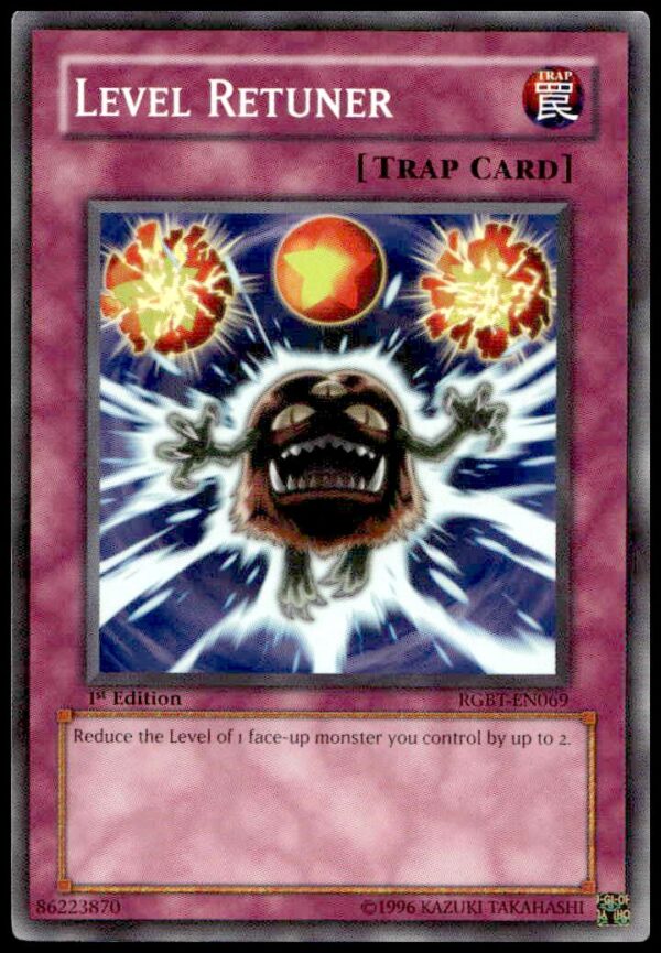 2009 Yu-Gi-Oh! Duelist Pack Tin with Level Retuner Card #RGBT-ENPP6 Artwork.