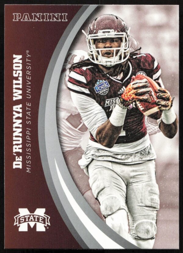 DeRunnya Wilson Mississippi State 2016 Panini card #50 in team uniform.