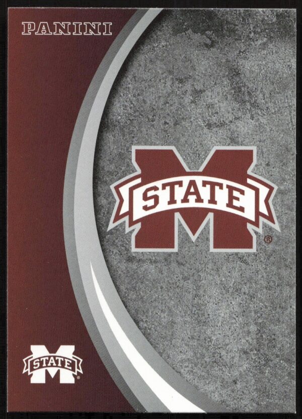 2016 Panini Mississippi State trading card #8 showcasing a dynamic athlete in team colors.