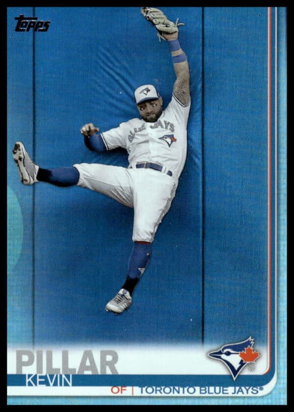 Kevin Pillar 2019 Topps Series 2 Rainbow Foil Card #623 Front View