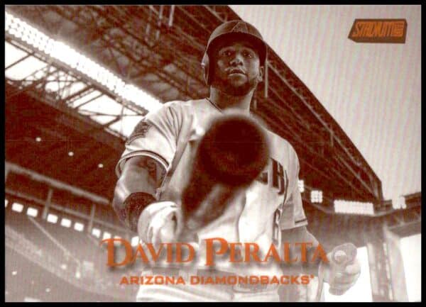 2019 Topps Stadium Club Sepia David Peralta Card #69 Front View