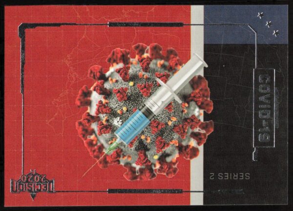 2020 Leaf Decision Series 2 Covid Checklist Card Front #COV-62 - Historical Pandemic Memorabilia.