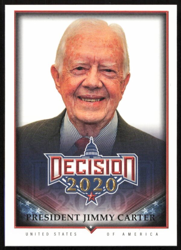 Jimmy Carter 2020 Leaf Decision Series 2 Trading Card #524 Front Image