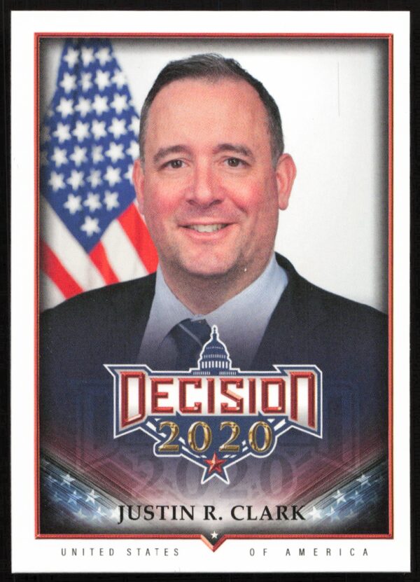 Justin Clark 2020 Leaf Trading Card Series 2 #535 Front Image