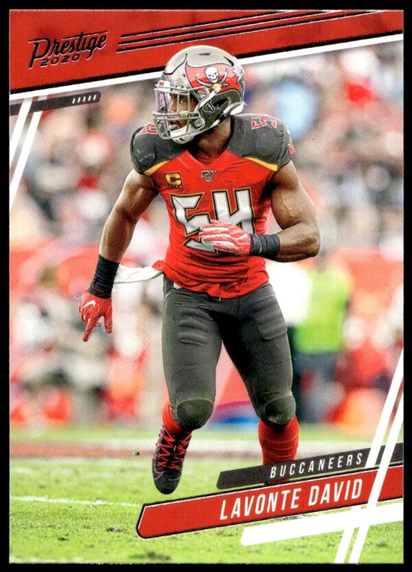 Lavonte David 2020 Panini Prestige Card #39, Tampa Bay Buccaneers Linebacker.
