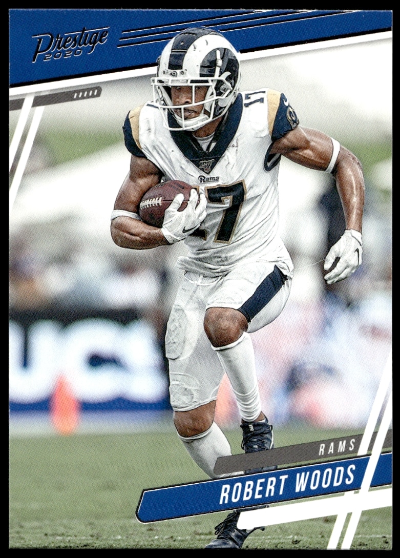 Robert Woods 2020 Panini Prestige Card #146 Front View - NFL Action and Stats.