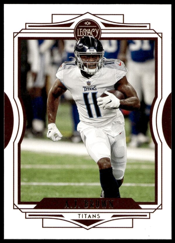 A.J. Brown 2021 Panini Legacy Football Card #78 Front - Wide Receiver Action Shot