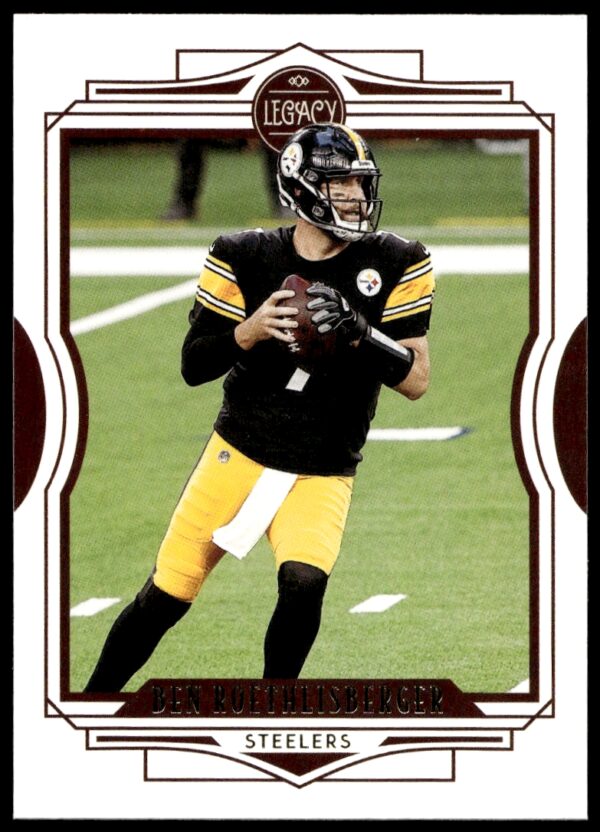 Ben Roethlisberger 2021 Panini Legacy Card #23: Steelers QB Action Shot