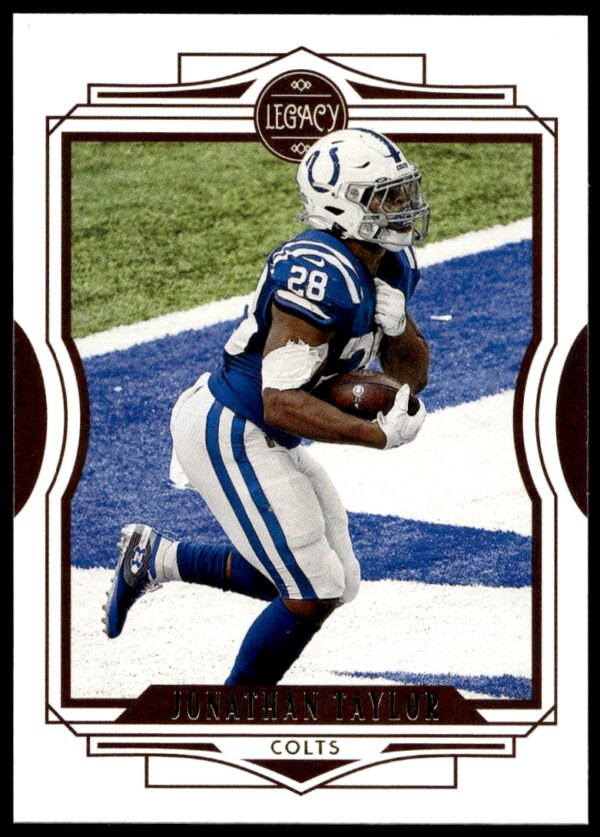 Jonathan Taylor Football Card #73 - 2021 Panini Legacy (Front)