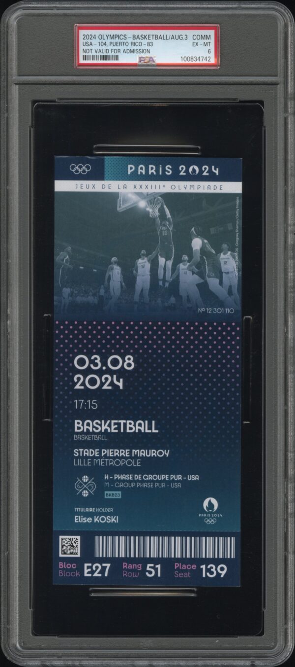 2024 Olympics commemorative design celebrating USA and Puerto Ricos participation.