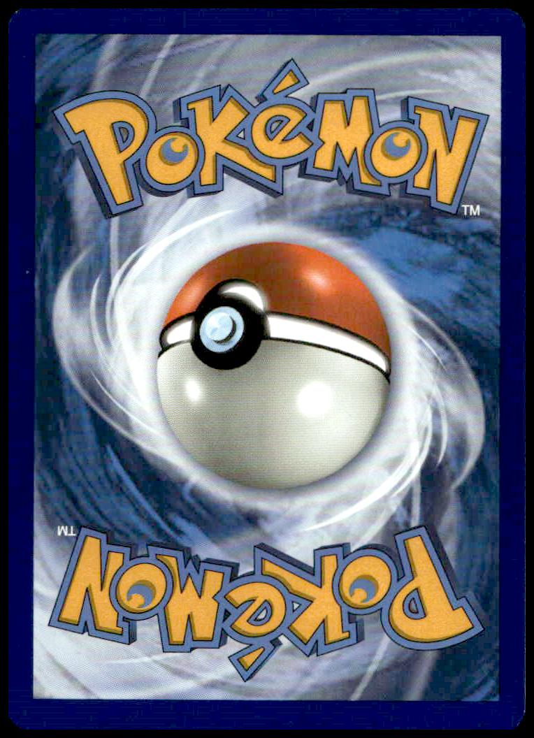 Back of 2020 Pokémon Sizzlipede card with iconic Poké Ball design.