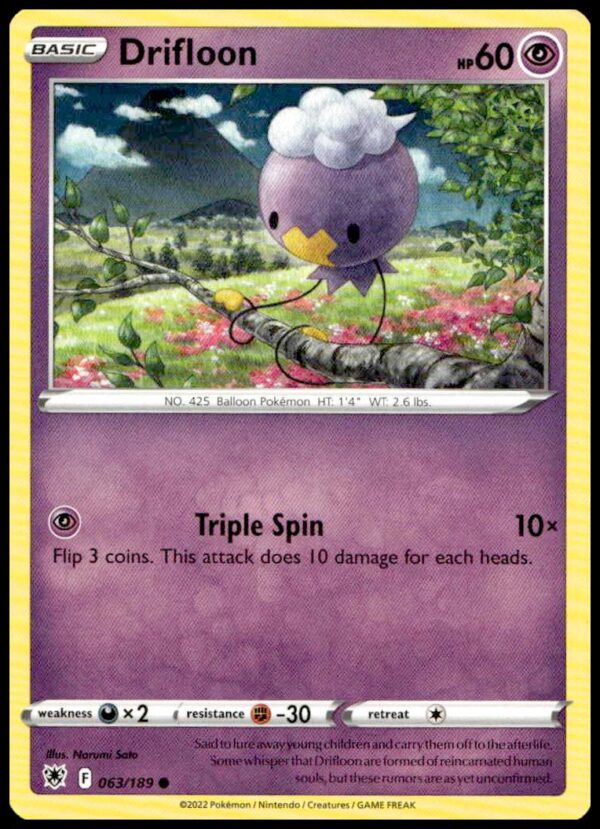 2022 Hisuian Typhlosion Pokémon Card, Astral Radiance Series, Mystical Design.