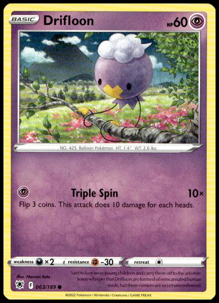 Hisuian Zoroark Pokémon card, 2022 Astral Radiance set, vibrant art, mystical design.