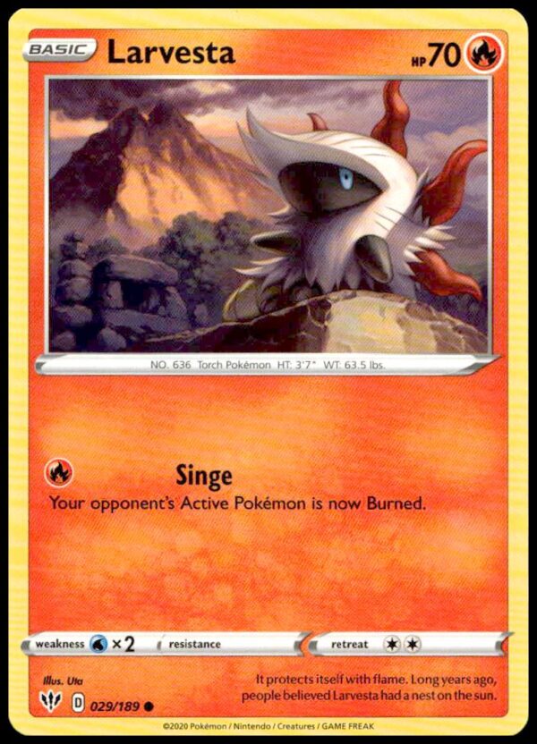 2022 Pokémon Astral Radiance Scorbunny Card #029/189 with vibrant artwork.