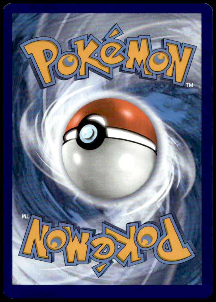 Back of 2022 Pokémon Astral Radiance Trekking Shoes card, featuring intricate design.