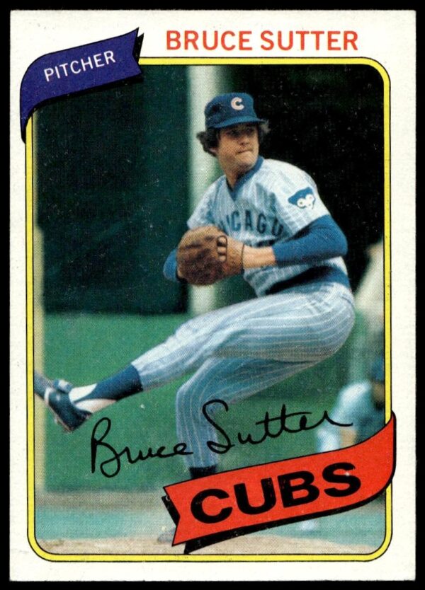 1980 Topps Bruce Sutter #17 (Front)