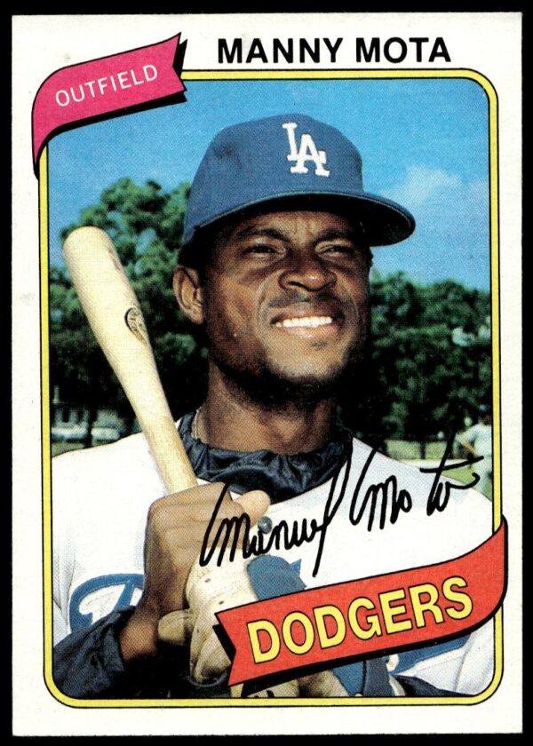 1980 Topps Manny Mota #104 (Front)