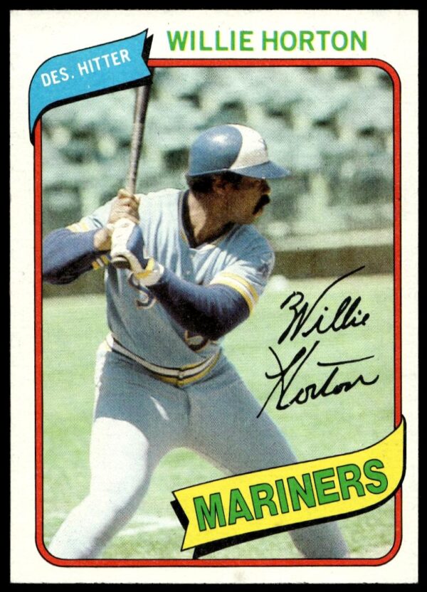 1980 Topps Willie Horton #532 (Front)