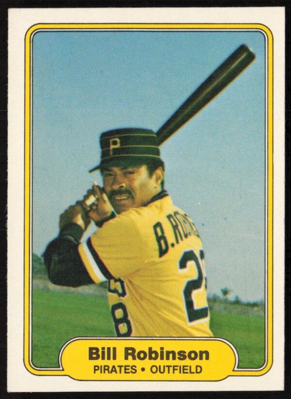 1982 Fleer Bill Robinson #494 (Front)