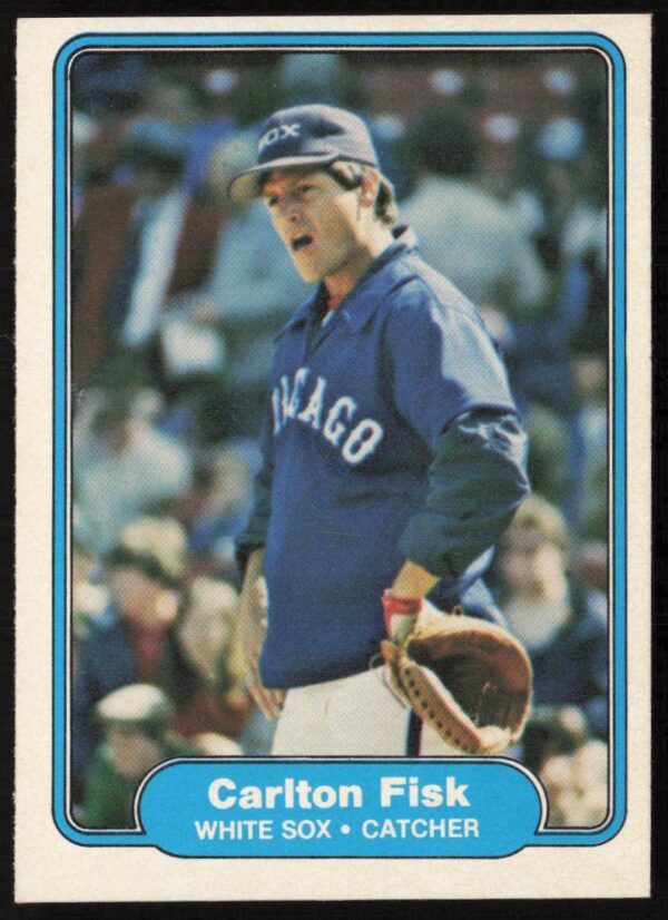 1982 Fleer Carlton Fisk #343 (Front)