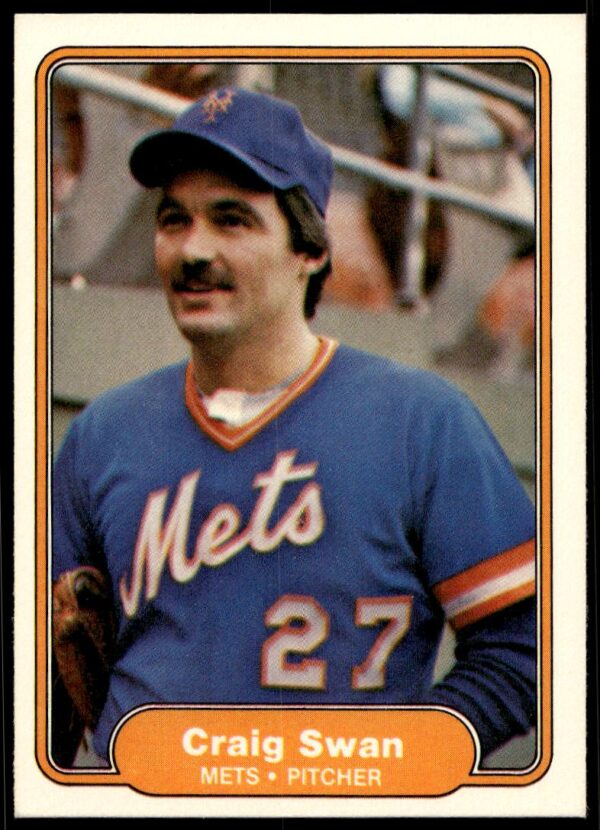 1982 Fleer Craig Swan #538 (Front)