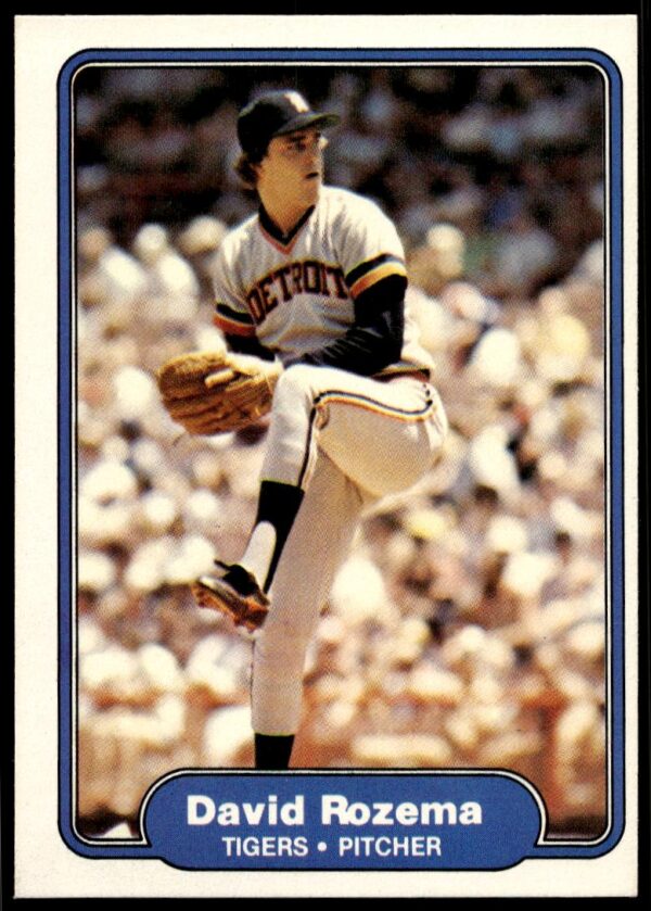 1982 Fleer David Rozema #279 (Front)