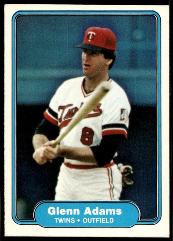 1982 Fleer Glenn Adams #545 (Front)