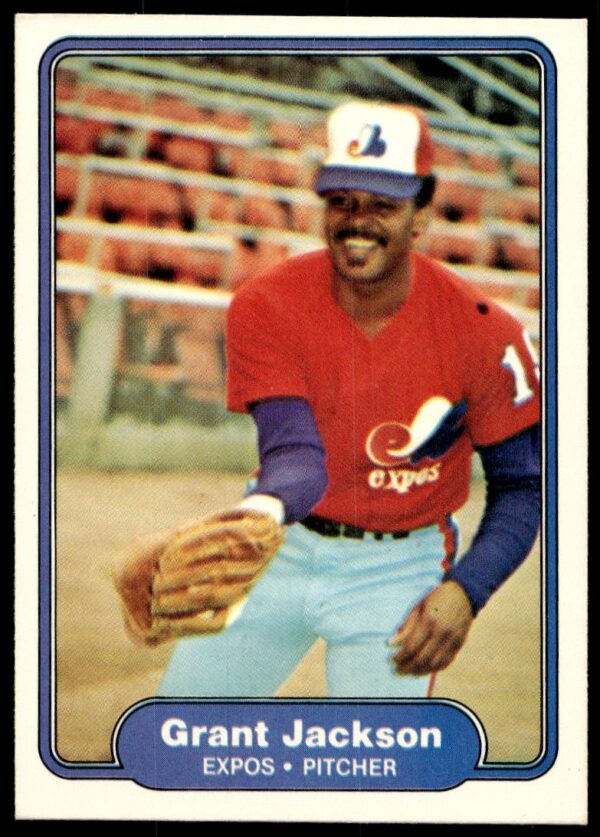 1982 Fleer Grant Jackson #191 (Front)