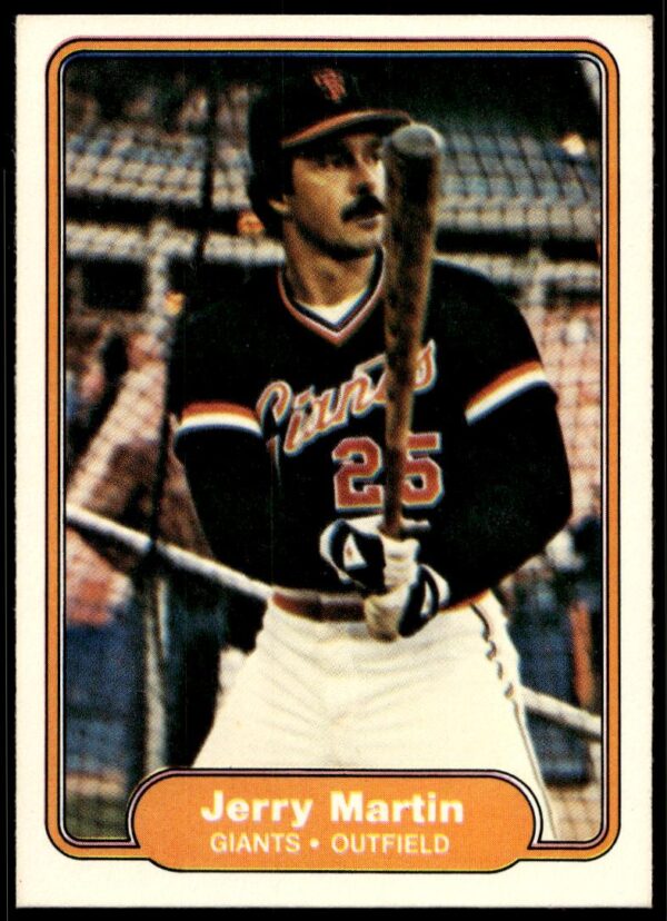 1982 Fleer Jerry Martin #394 (Front)
