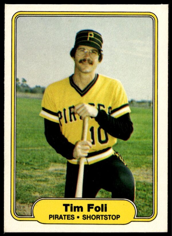 1982 Fleer Tim Foli #482 (Front)