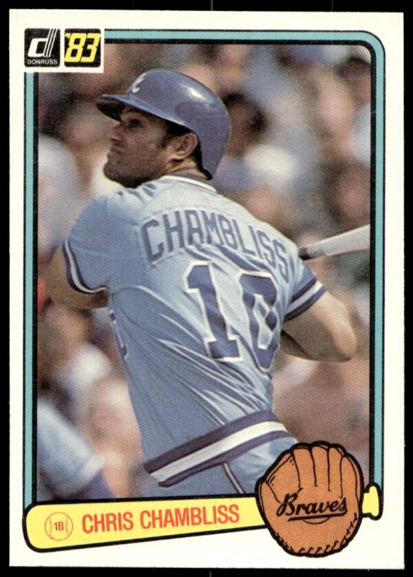 1983 Donruss Chris Chambliss #123 (Front)