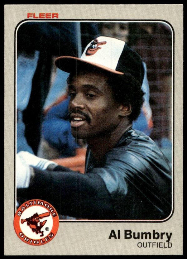1983 Fleer Al Bumbry #54 (Front)