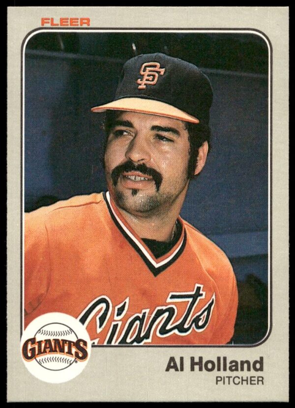 1983 Fleer Al Holland #262 (Front)