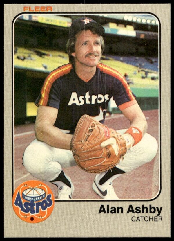 1983 Fleer Alan Ashby #445 (Front)