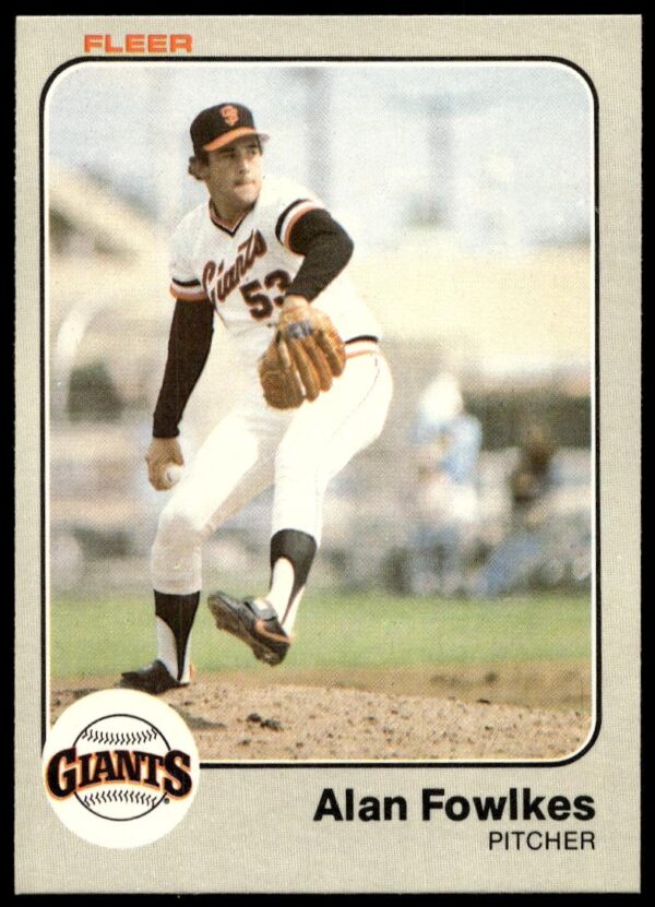 1983 Fleer Alan Fowlkes #259 (Front)