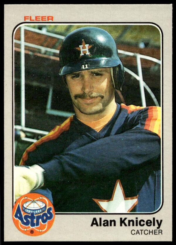 1983 Fleer Alan Knicely #452 (Front)