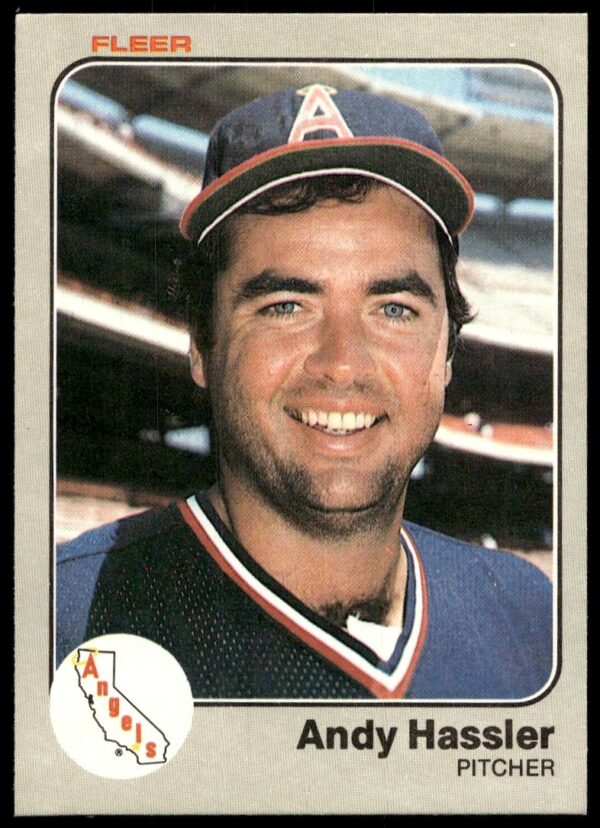 1983 Fleer Andy Hassler #92 (Front)