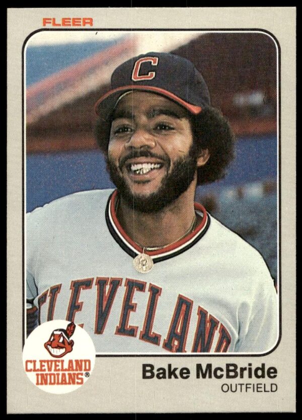 1983 Fleer Bake McBride #414 (Front)