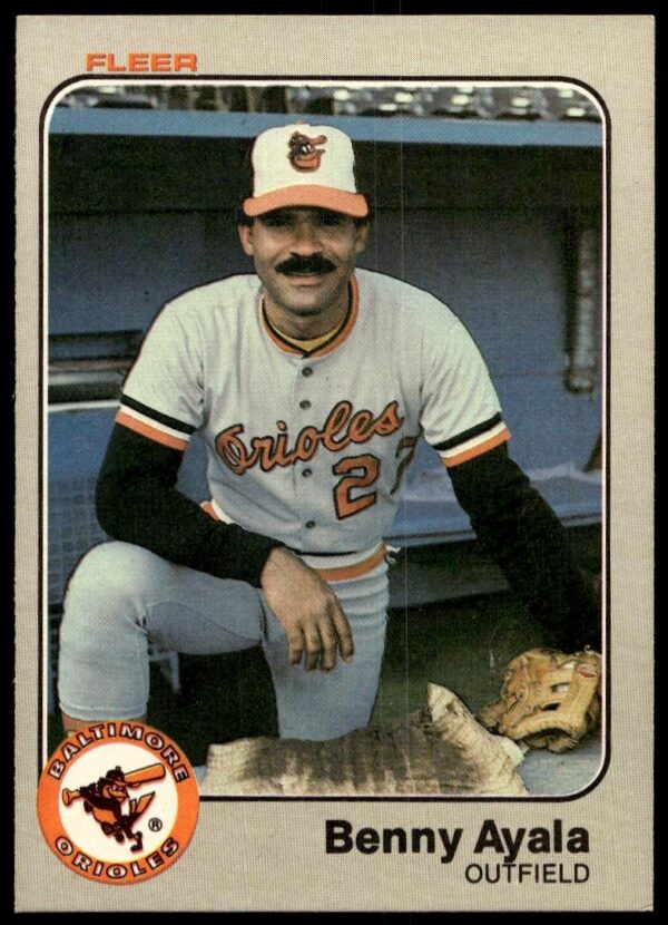 1983 Fleer Benny Ayala #52 (Front)