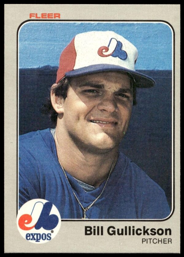 1983 Fleer Bill Gullickson #284 (Front)