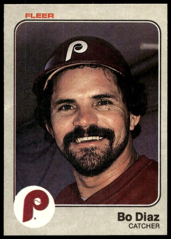 1983 Fleer Bo Diaz #160 (Front)