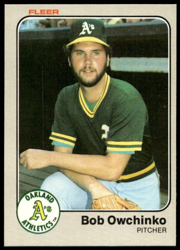 1983 Fleer Bob Owchinko #531 (Front)
