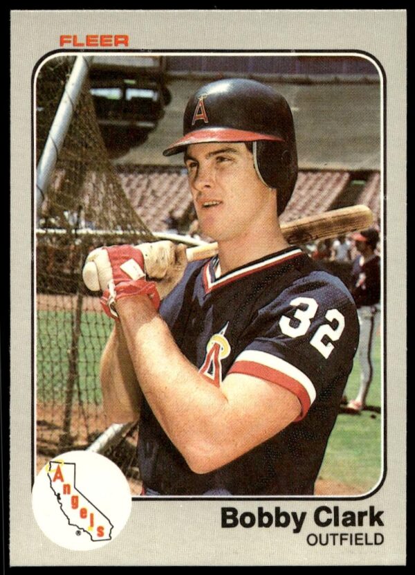 1983 Fleer Bobby Clark #82 (Front)