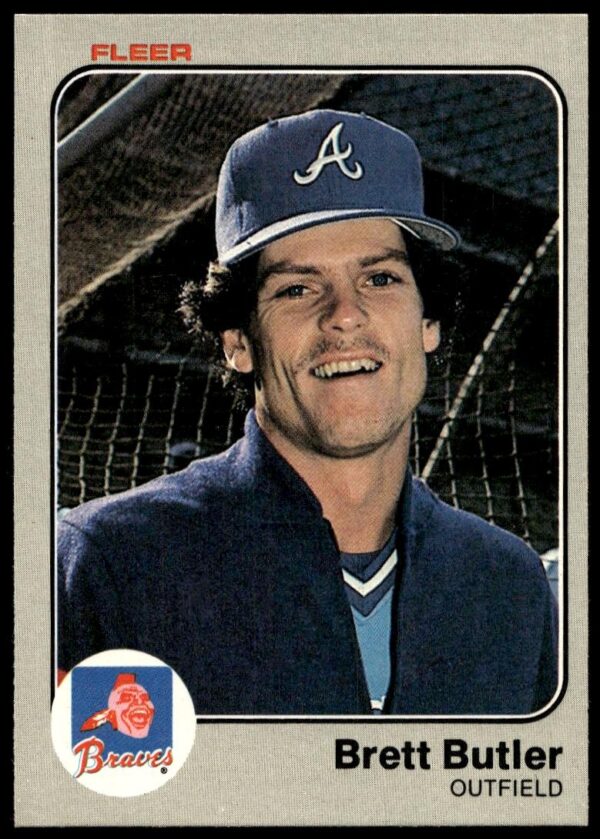 1983 Fleer Brett Butler #132 (Front)