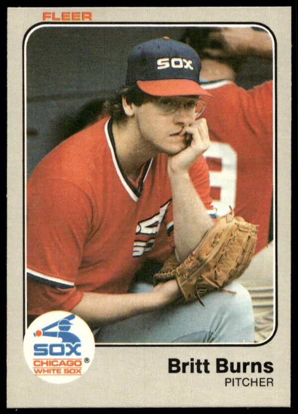 1983 Fleer Britt Burns #232 (Front)