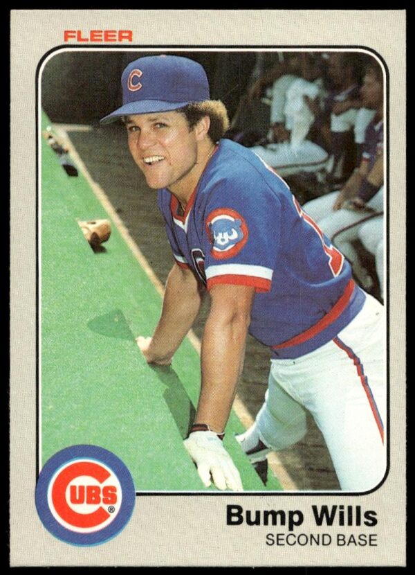 1983 Fleer Bump Wills #511 (Front)
