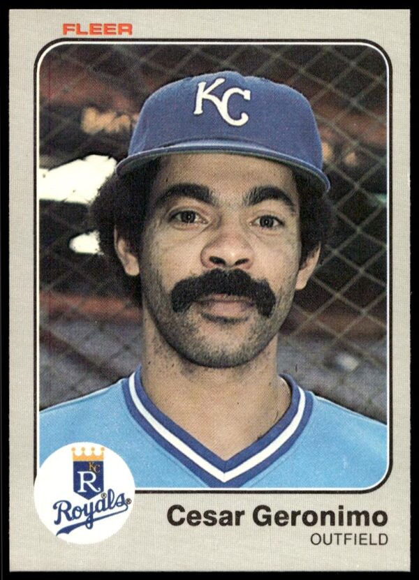 1983 Fleer Cesar Geronimo #112 (Front)