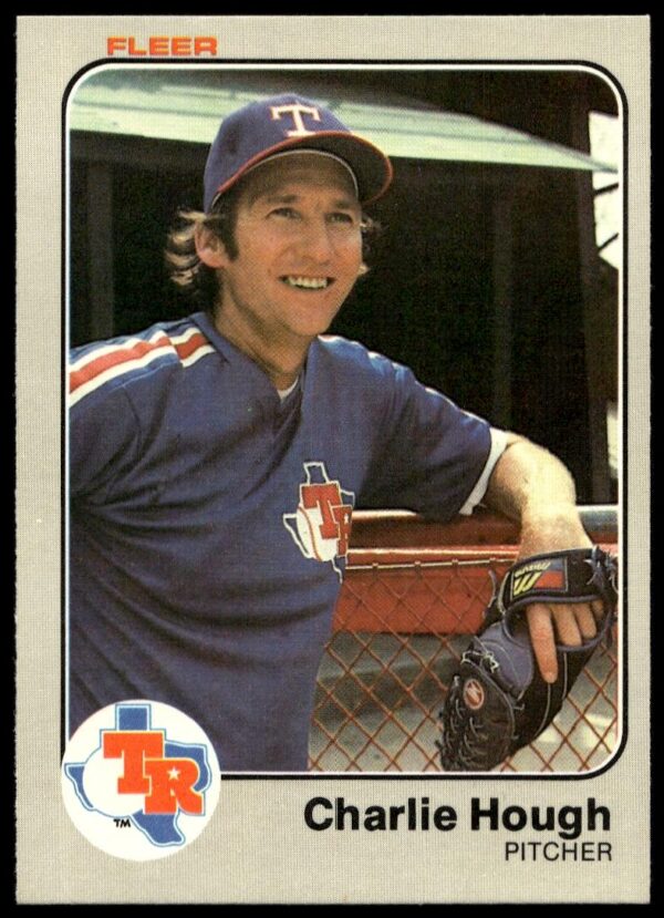 1983 Fleer Charlie Hough #570 (Front)